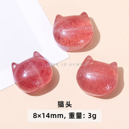 Fox Pixiu cat claw carving pendant