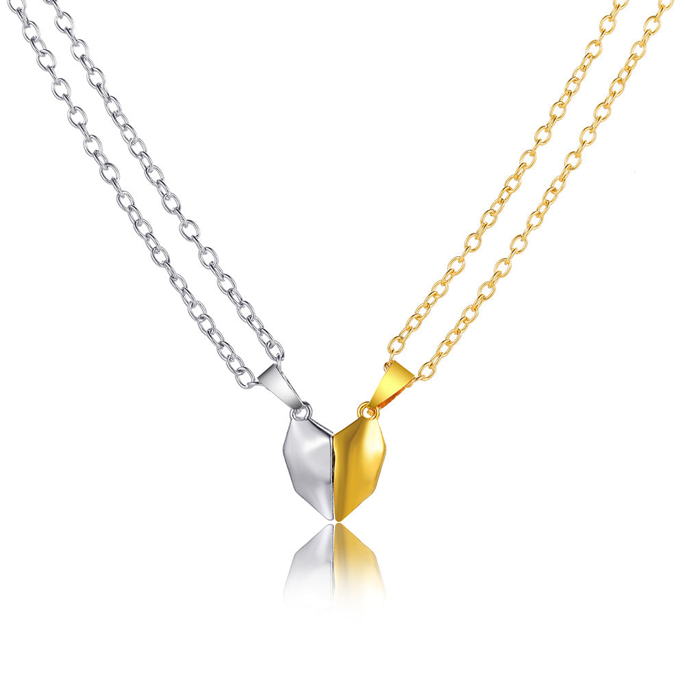 Magnetic Love Pendant Couple Necklaces