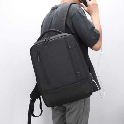 Simple business backpack computer bag
