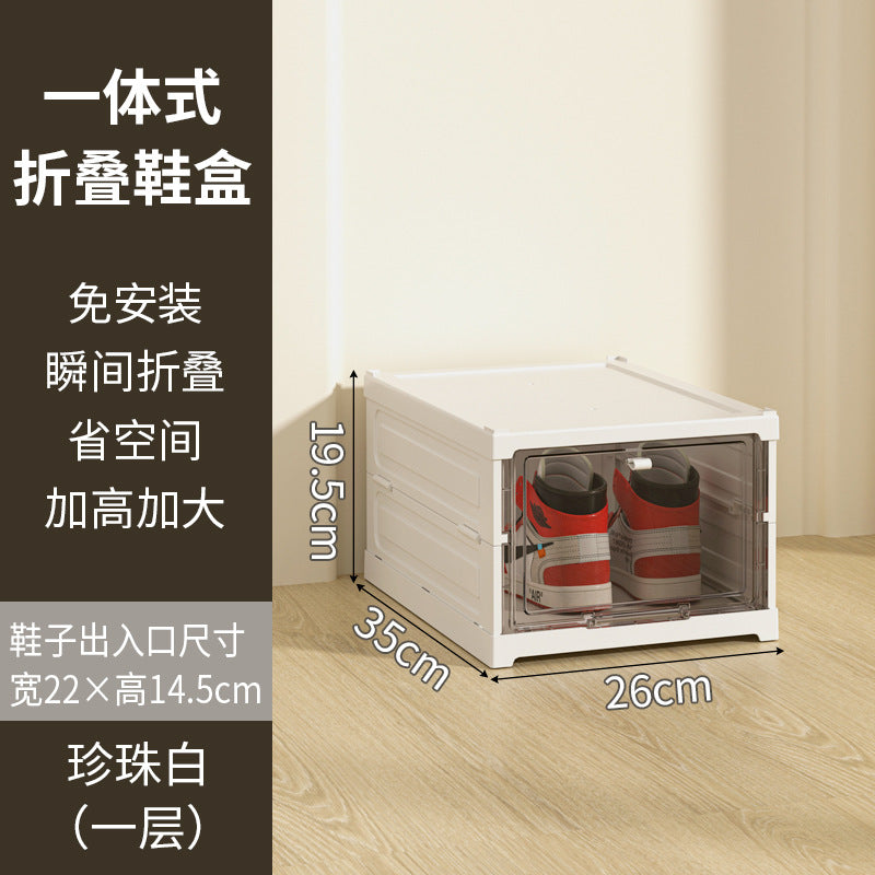 Transparent Foldable Shoe Cabinet