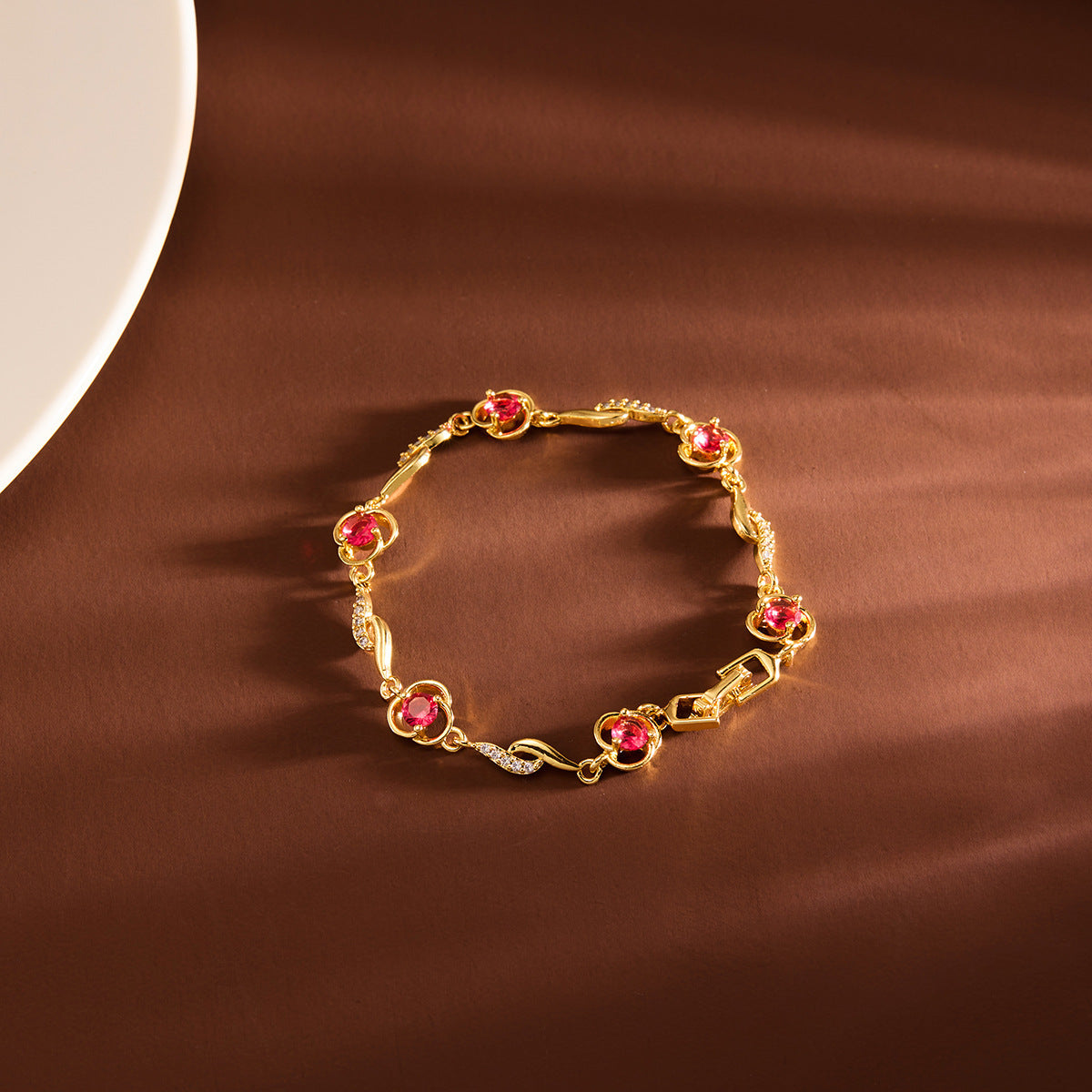 French-Style Titanium Steel Pearl Bracelet — Non-Fading