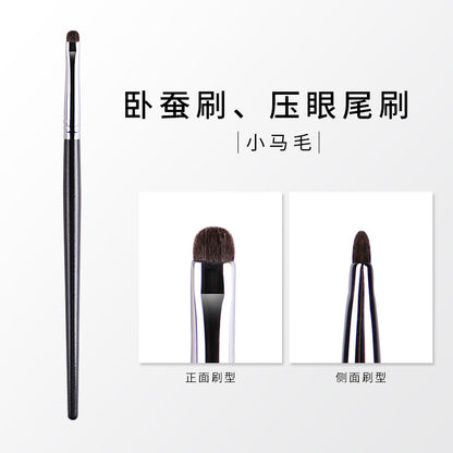 24-Piece Animal Hair Makeup Brush Set