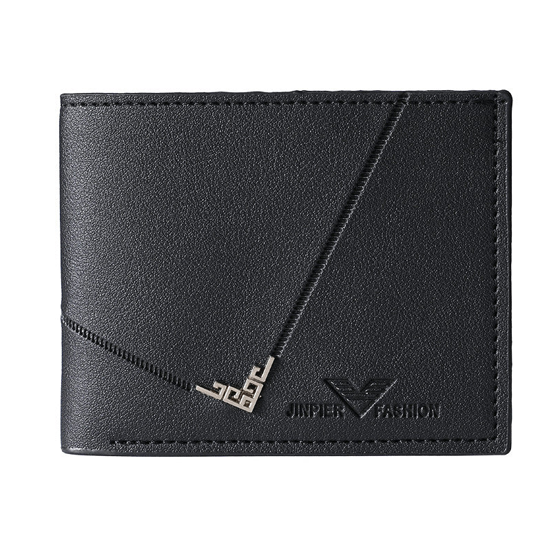 Horizontal Splicing Wallet Men