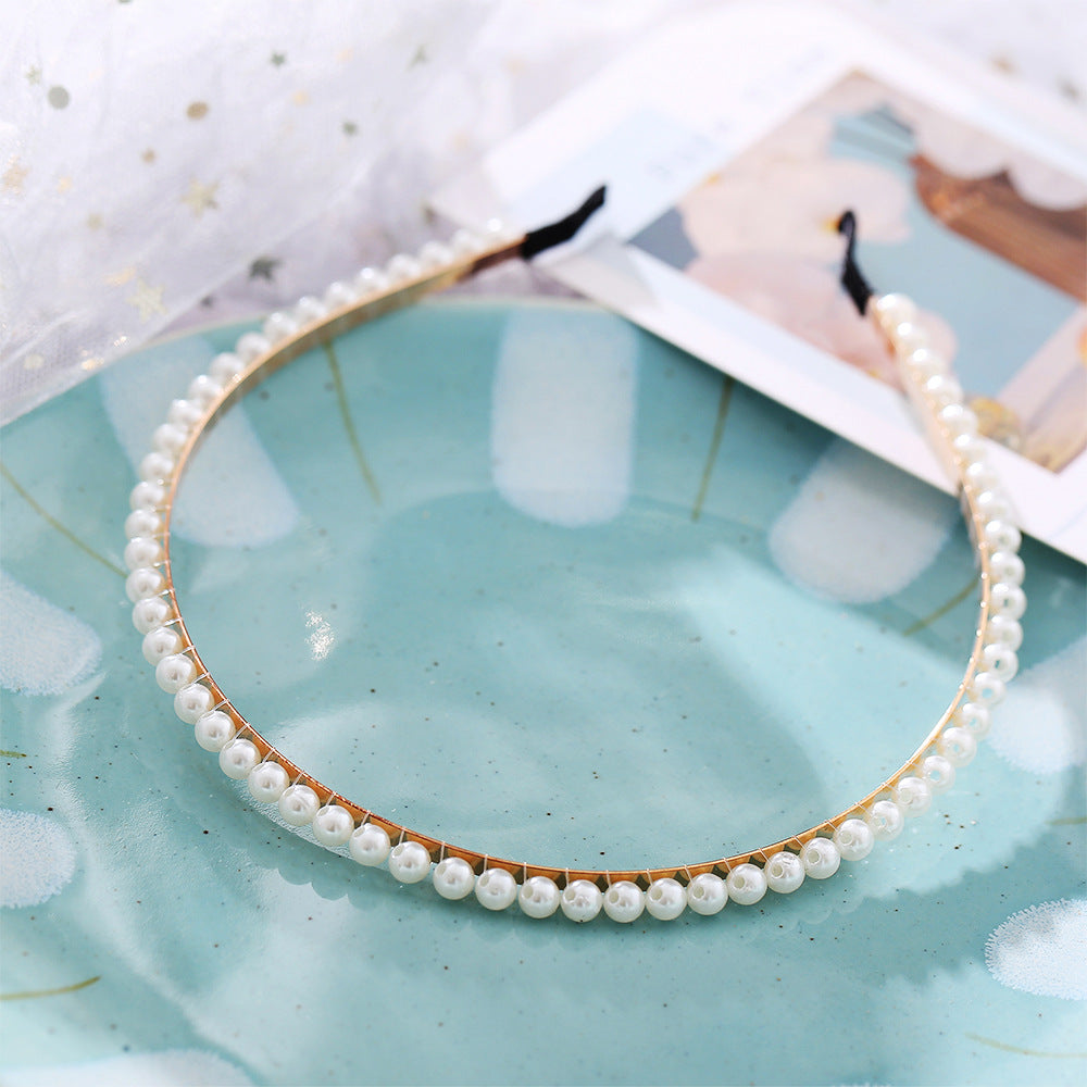 Wave Pearl Headband for Women