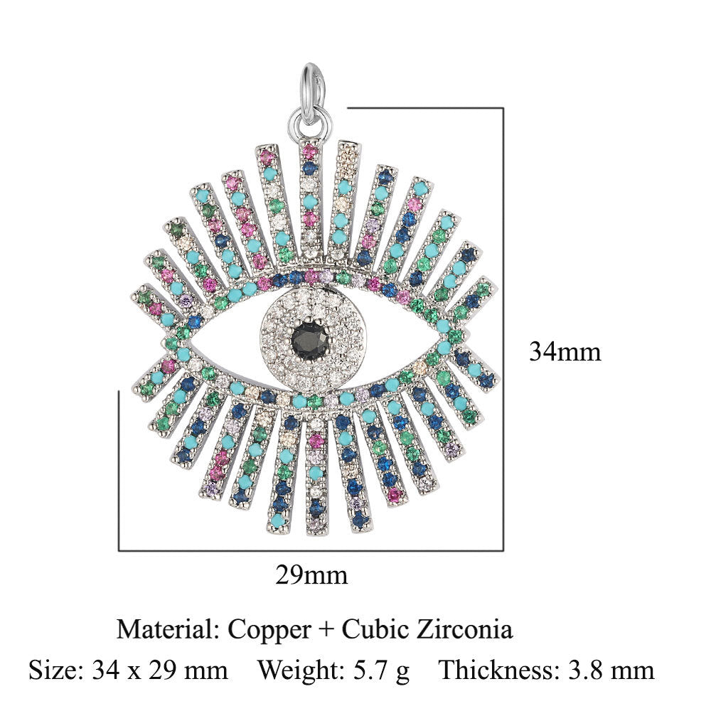 Frog Conch Shell Copper Zircon Pendant