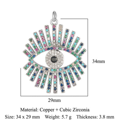 Frog Conch Shell Copper Zircon Pendant