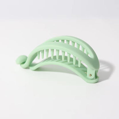 Frosted ponytail clip horizontal clip hairpin