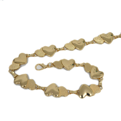 Big and small love buckle waist chain