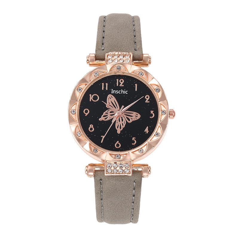 Butterfly Number Women's Watch
