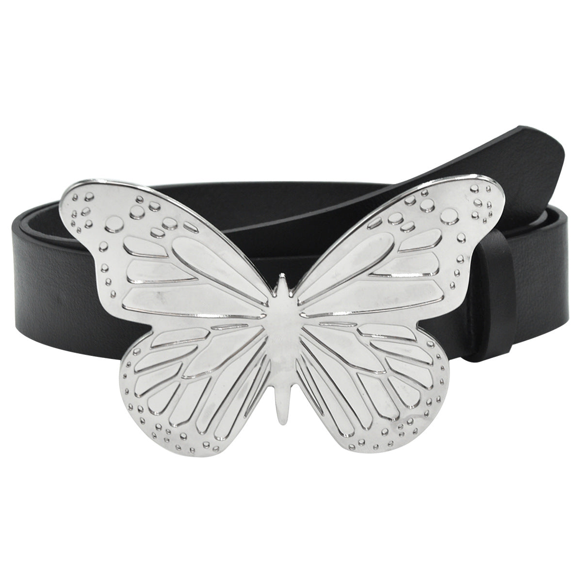 Silver Metal Butterfly Belt