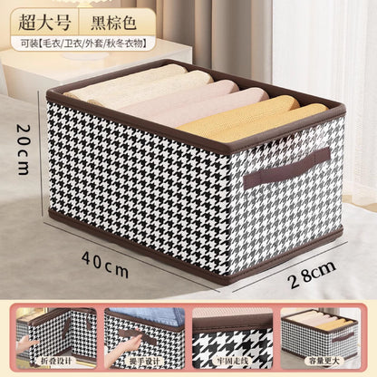 Clothing Storage Box, Wardrobe Layered Organizer