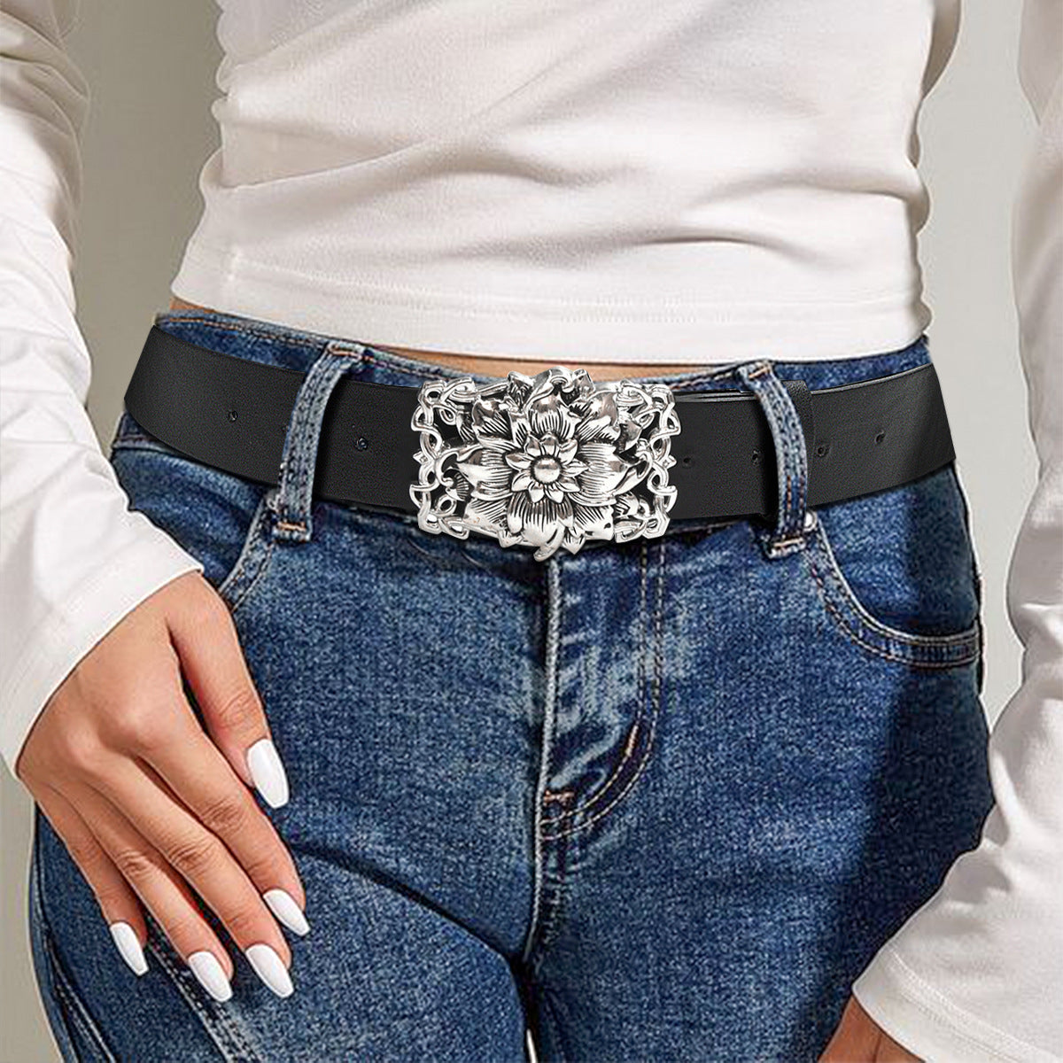 Skull Belt Punk Style