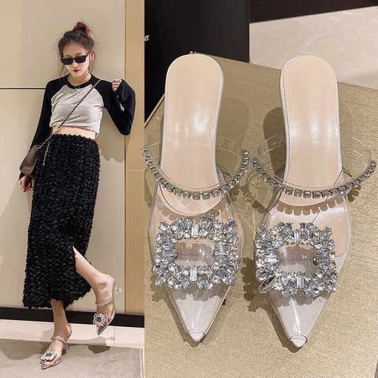 stiletto shoes high heel slippers