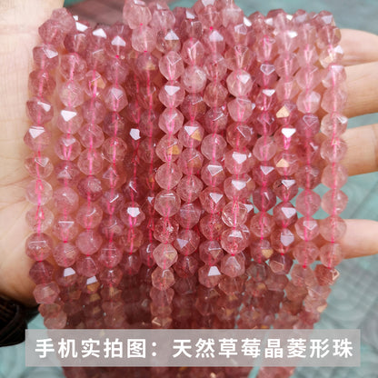 Crystal Diamond Cut Rhombus Beads Loose Beads