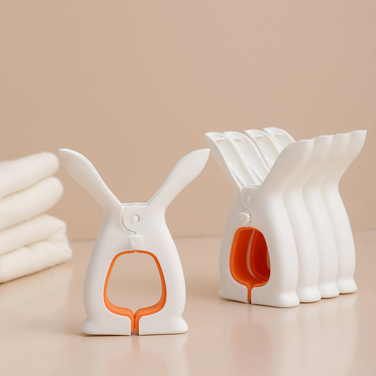 Pinzas para ropa resistentes al viento de gran tamaño con forma de orejas de conejo 