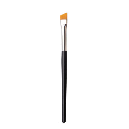 Black Angled Eyebrow Brush