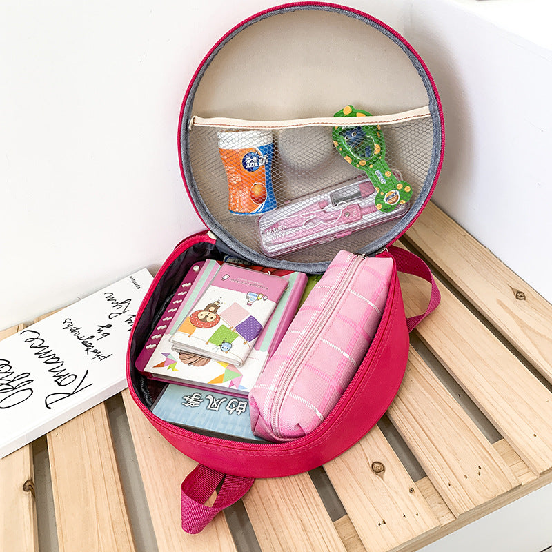 Donut eggshell bag kindergarten baby rainbow school bag