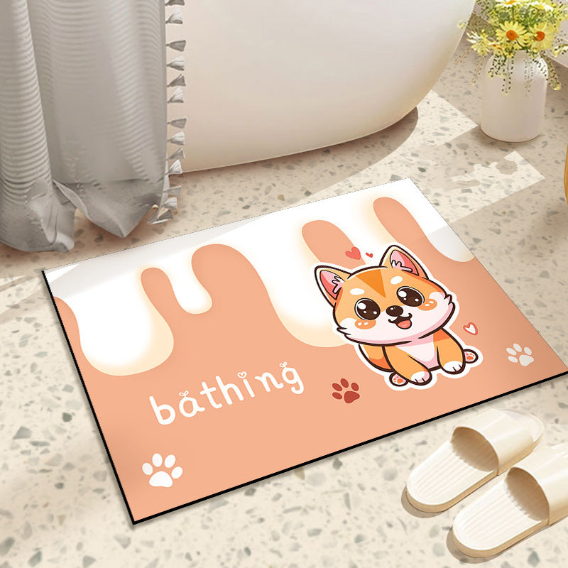 Diatomaceous Earth Bath Mat, Anti-Slip and Quick-Drying