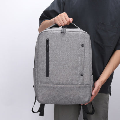 Simple business backpack computer bag
