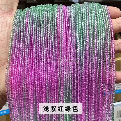 2Mm dopamine color section crystal flat beads