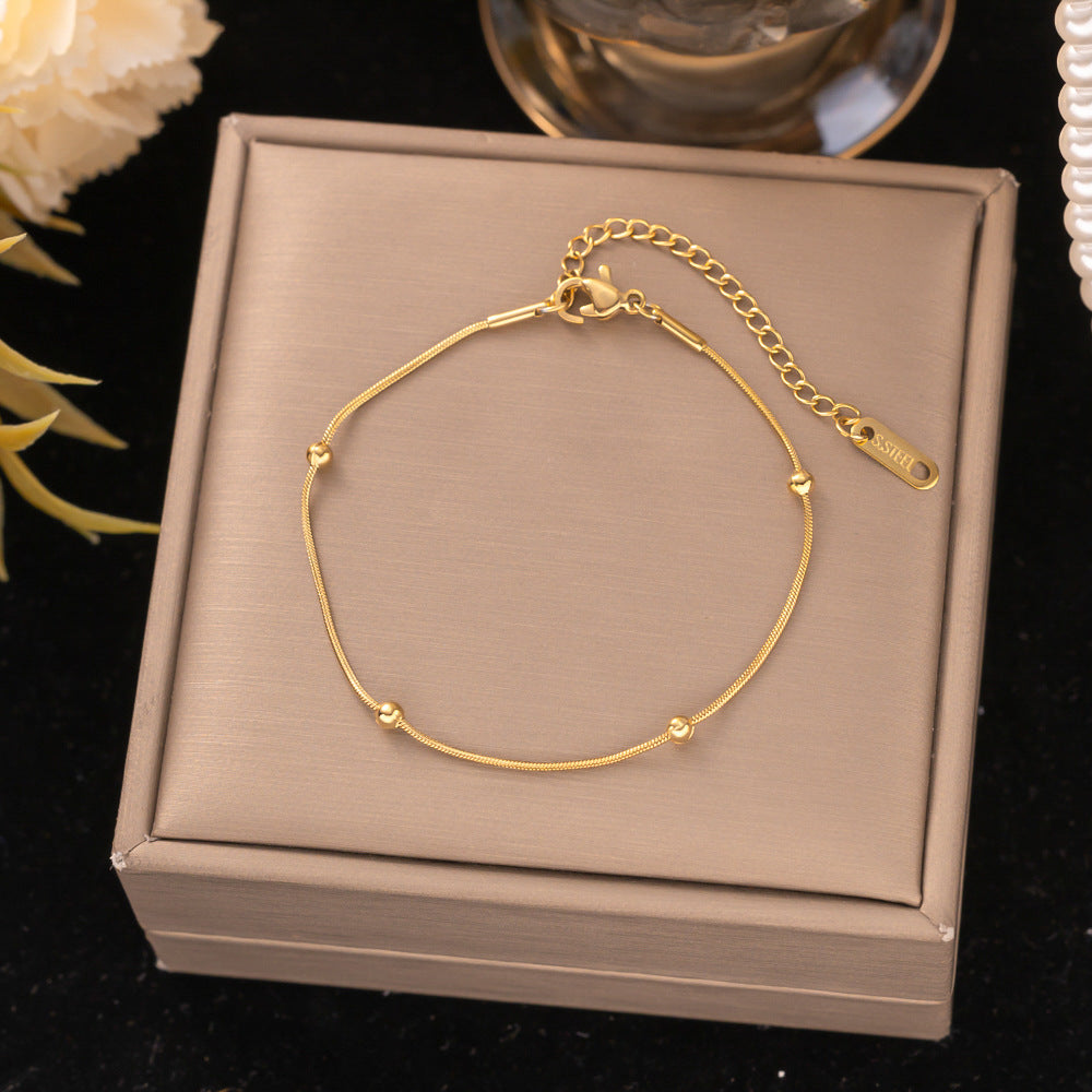 18K Gold Titanium Steel Bracelet