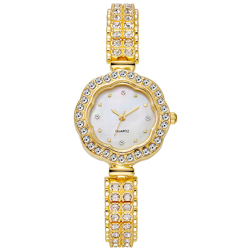 Floral Rhinestone Women's Watch