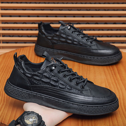 Breathable Ice Silk Soft-Sole White Slip-On Shoes