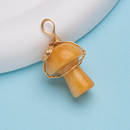 Pendente Cogumelo Cristal 20mm 