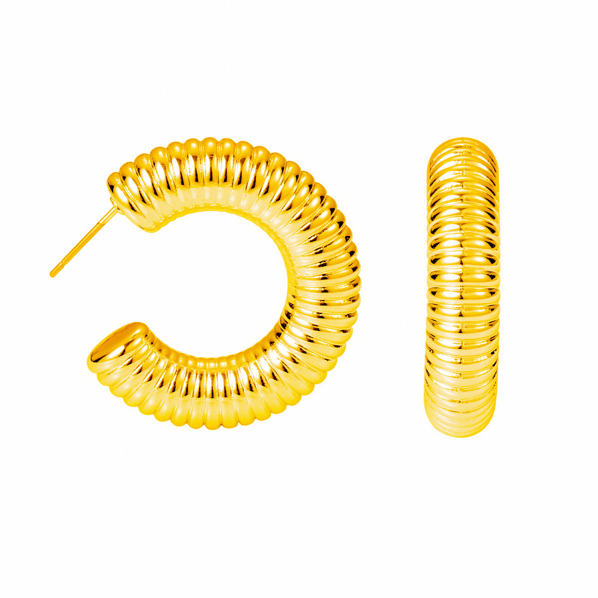 C-Shaped Thread Hollow Ear Clips