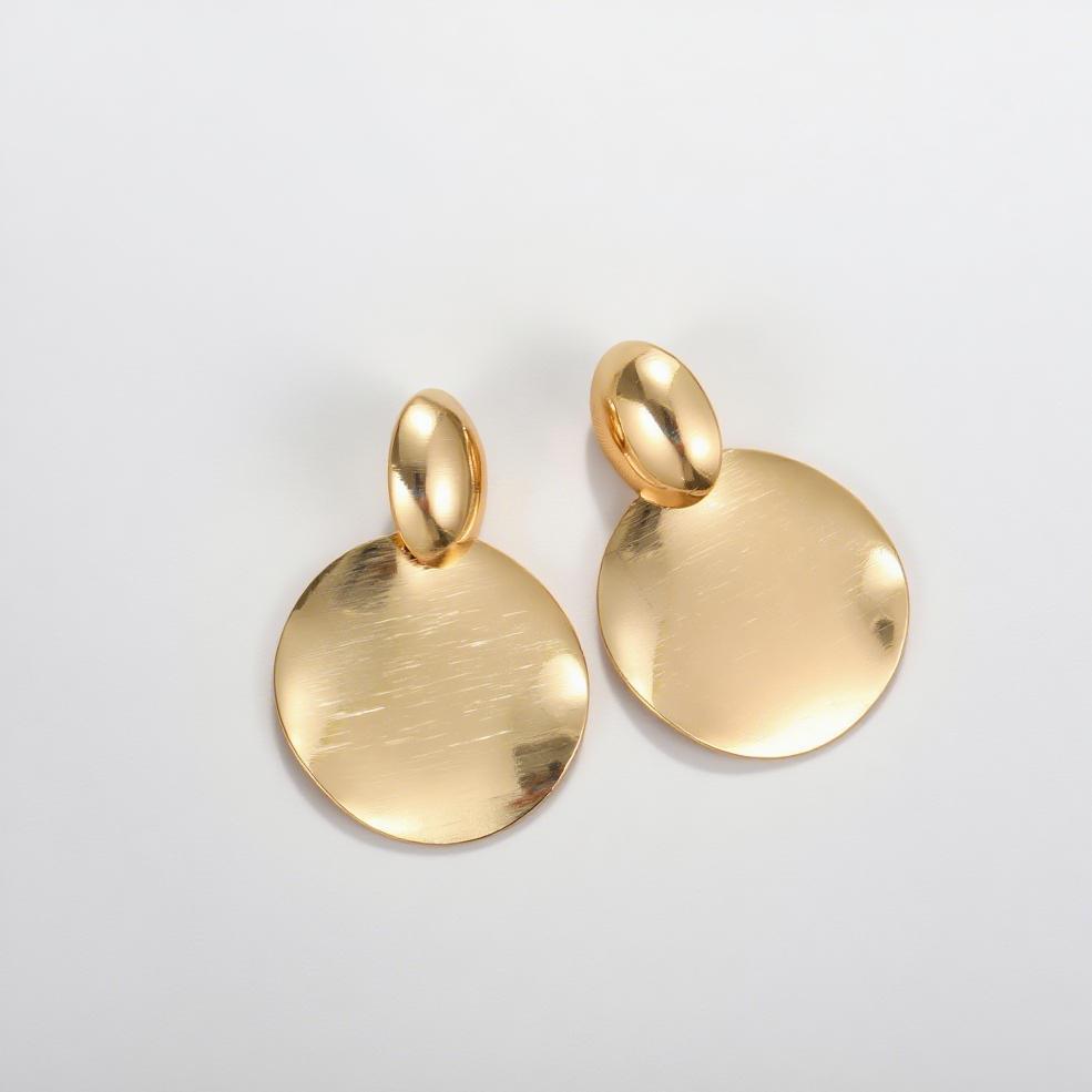 Irregular Hollow Drop Earrings