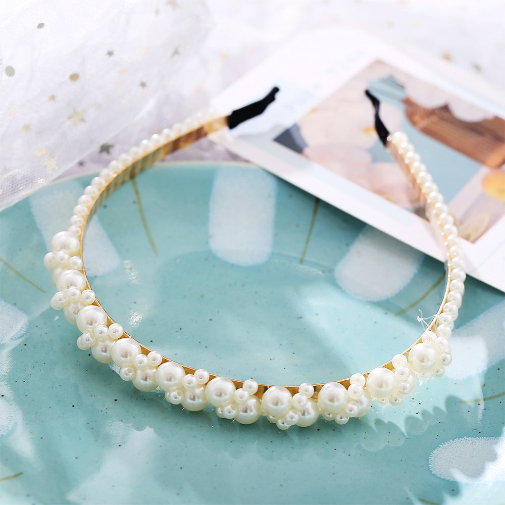 Wave Pearl Headband for Women