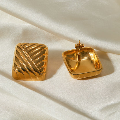 Square Braided Earrings