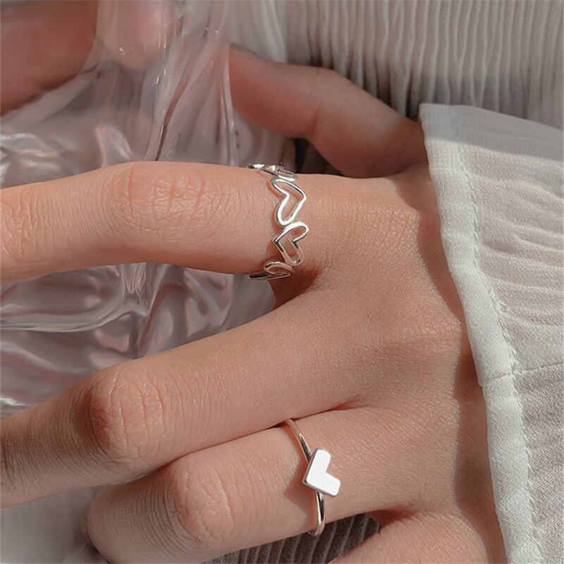Simple Couple Love Rings