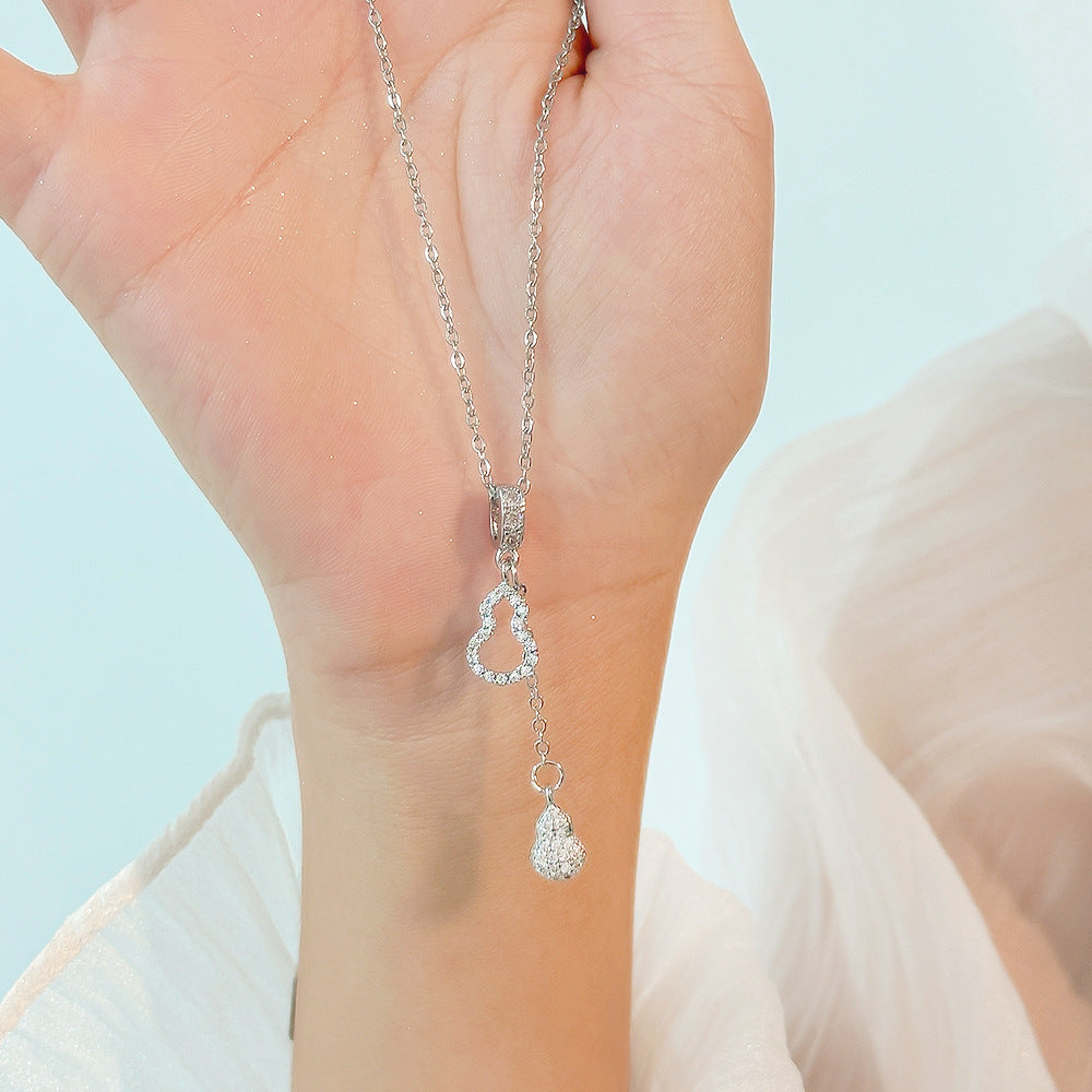 Fashion silver titanium steel necklace