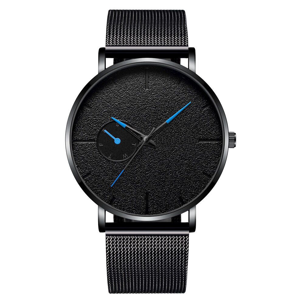 Alloy Mesh Strap Men's Watch