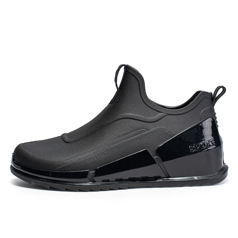 Rain shoes men's platform wear-resistant and non-slip