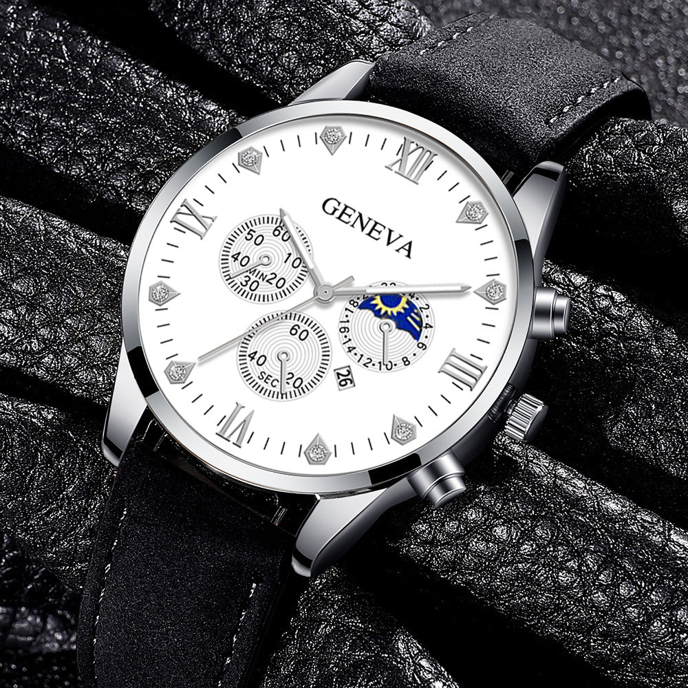 Versatile quartz watch set men