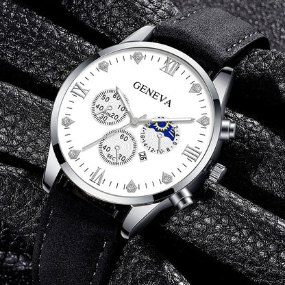 Versatile quartz watch set men