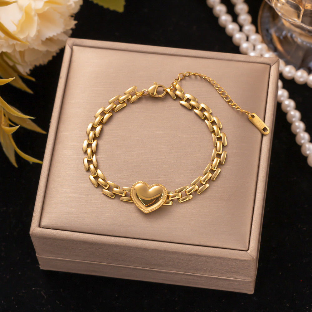 18K Gold Titanium Steel Bracelet