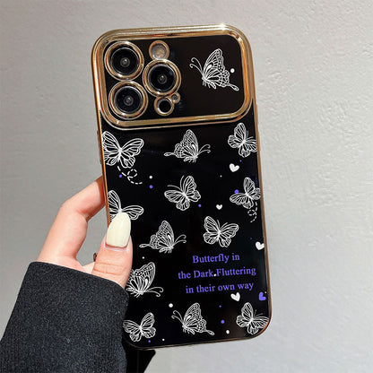 Apple 15 Pro Plated Window Butterfly Galaxy iPhone XR/13 Bracelet