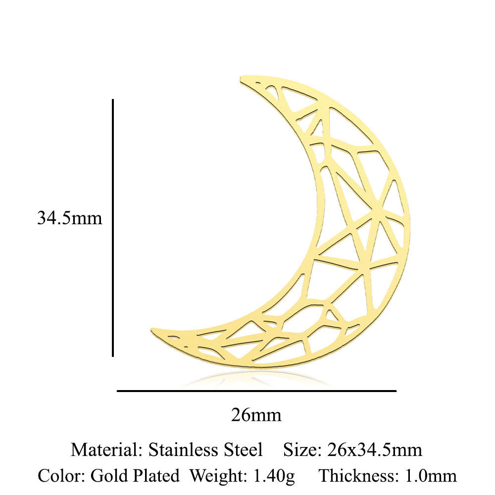 5 pcs/titanium steel pendant with wings angel sun