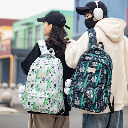 Graffiti casual backpack student backpack