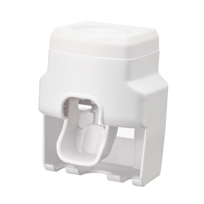 Toothpaste Dispenser Wall Mounted Toothbrush Holder