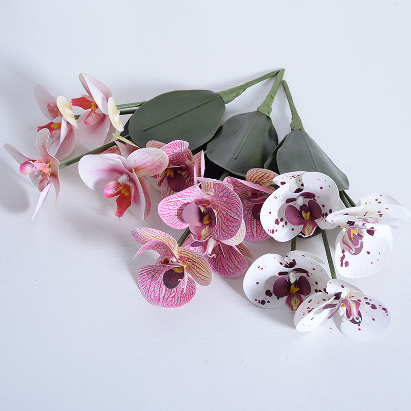 5 Phalaenopsis Orchid Bunch Artificial Flowers