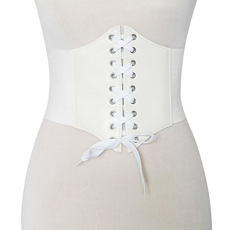 Plastic waist lace rivets