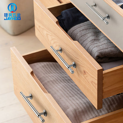 High-end solid brass handle silver plating