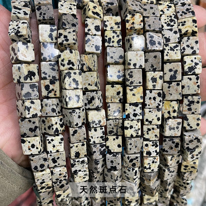 8Mm jade square crystal bracelet beads