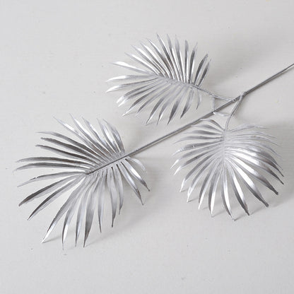 Silver flower arrangement artificial flowers