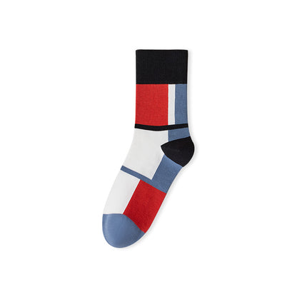 Cotton Breathable Anti-Odor Mid-Calf Trendy Socks
