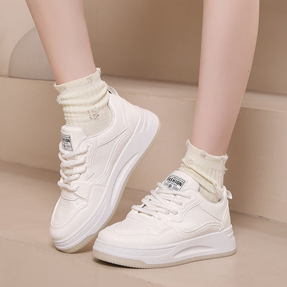 Autumn thick-soled sports shoes for women子